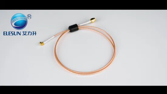 Manufacture Rg179 50ohm RF Coaxial Cable Assembly with MCX R/a Plug to SMA or MCX R/a Plug Connector